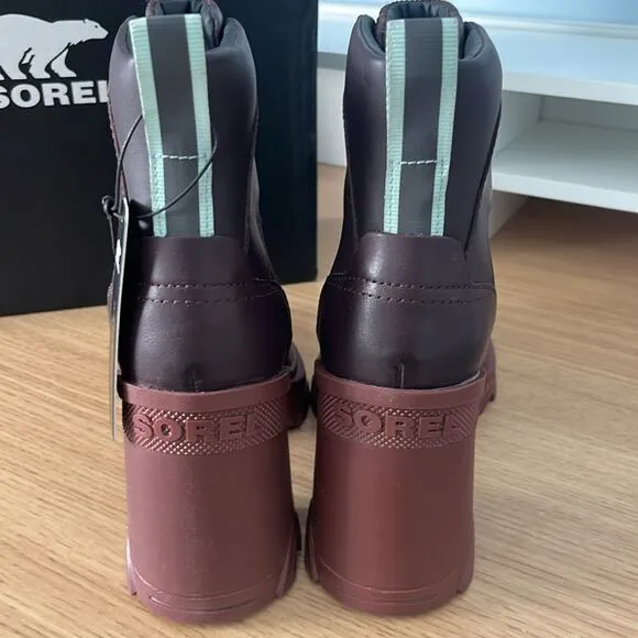 Sorel Womens Brex Heel Lace Bootie Size 7