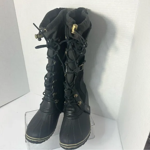 SOREL Women’s Conquest Carly Boots Snow Winter Mid Calf Waterproof Shaft 14”