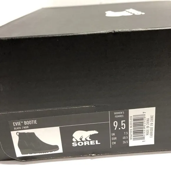 Sorel Women’s Evie Winter Booties Black, Size 9.5 M
