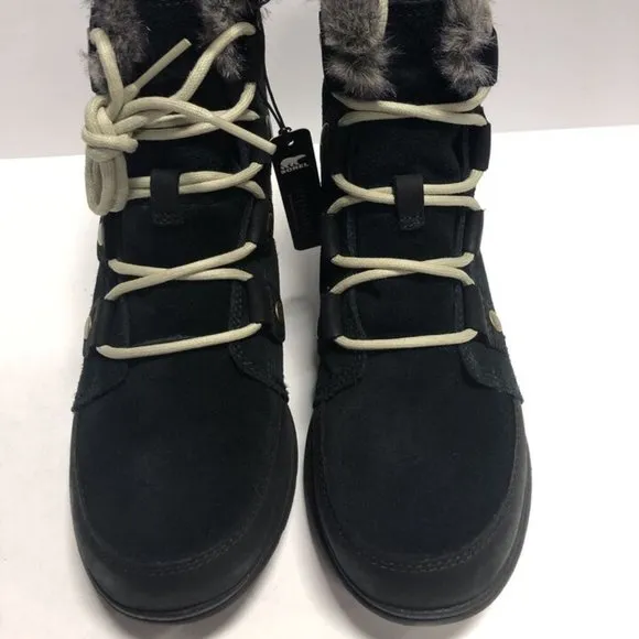 Sorel Women’s Explorer Joan, Black Winter Boots, Size 6.5M