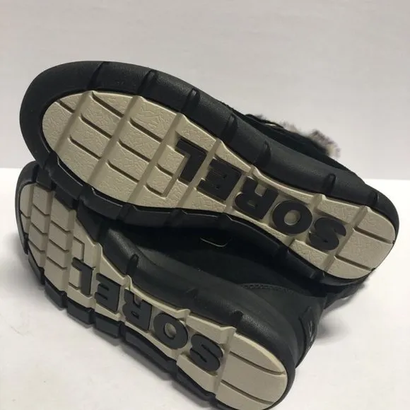 Sorel Women’s Explorer Joan, Black Winter Boots, Size 6.5M