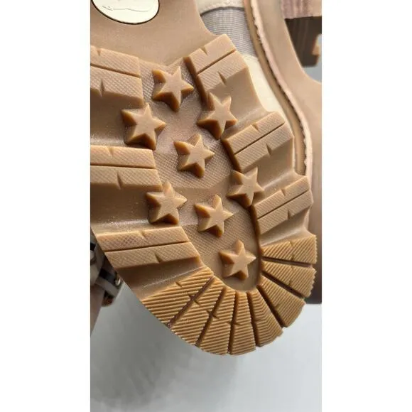 Sorel Womens Joan Now Suede Chelsea Casual Boots Omega Taupe Gum Size US 8 NWOB
