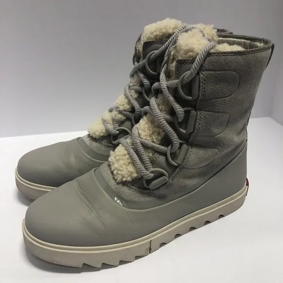 Sorel Women’s Joan Of Arctic Next Lite Winter Boots Gray, Size 9M
