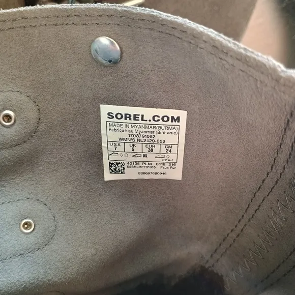 Sorel Womens Joan of Arctic Stylish Winter Boots Size 7 Waterproof Faux Fur