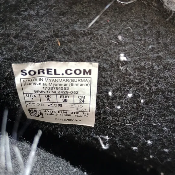 Sorel Womens Joan of Arctic Stylish Winter Boots Size 7 Waterproof Faux Fur