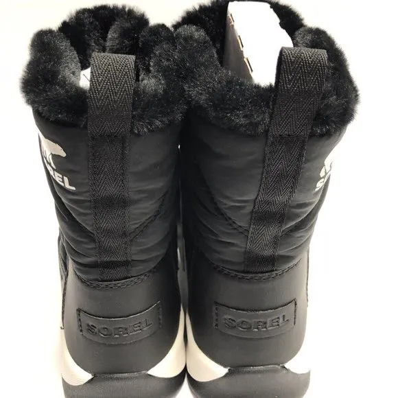 Sorel Women’s Whitney II Short Lace Waterproof Winter Boots Black, Size 9M