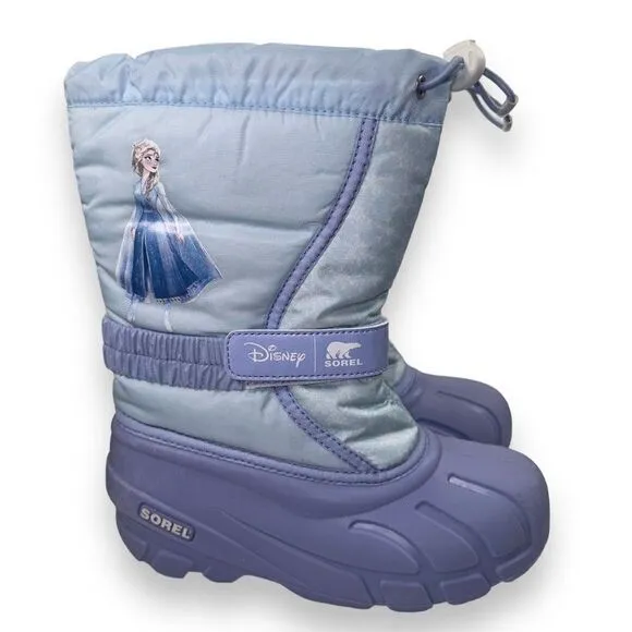Sorel x Disney Fluffy Frozen 2 &quot;Elsa&quot; Winter Boots LY3666-535 Youth 3