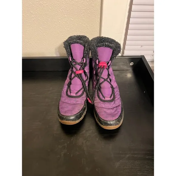 Sorel X Disney Frozen Purple winter boots size Youth 7