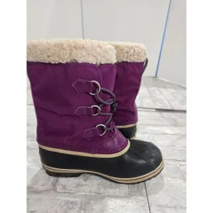 Sorel Yoot Pac Waterproof‎ Winter Boots  Purple NY1962-594 Girls Youth Size 5