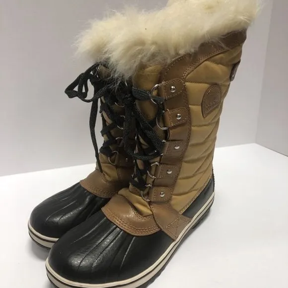 Sorel Youth Tofino II Waterproof Winter Boots Brown, Girls’ Size 7 M