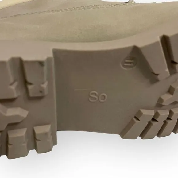 SO Women's Gray Hiking Boots Ragdoll Combat Look