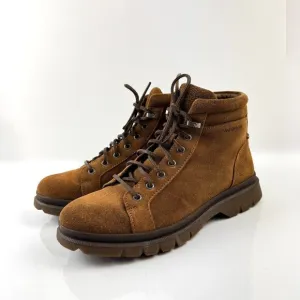 Sperry Mens 8.5 Brown Suede Hiking Boots Watertown LTT Waterproof STS18416