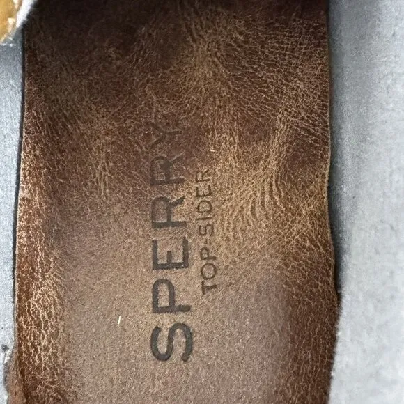 Sperry Mens 8.5 Brown Suede Hiking Boots Watertown LTT Waterproof STS18416