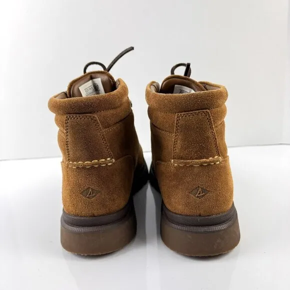 Sperry Mens 8.5 Brown Suede Hiking Boots Watertown LTT Waterproof STS18416
