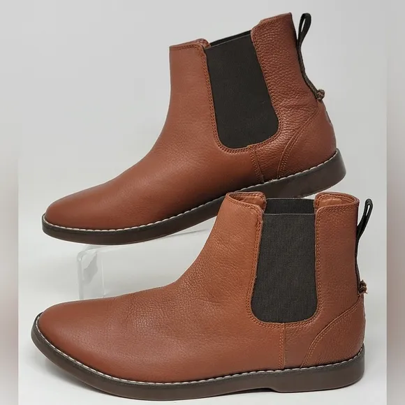 Sperry Men’s Newman Chelsea Boots Tan Casual Size 8.5M STS25407 New