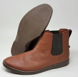Sperry Men’s Newman Chelsea Boots Tan Casual Size 8.5M STS25407 New