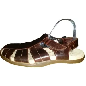 Sperry Top Sider Fisherman Sandals Men Sz 11 M Brown Leather Casual‎ Summer