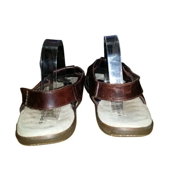 Sperry Top Sider Fisherman Sandals Men Sz 11 M Brown Leather Casual‎ Summer