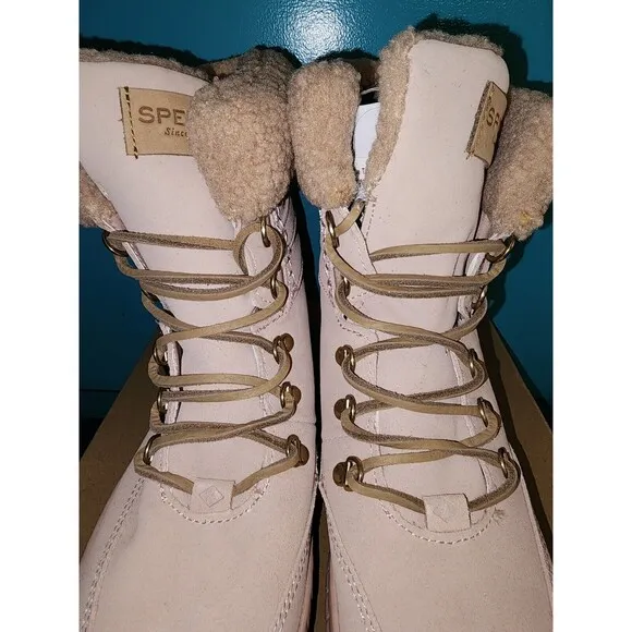 Sperry Torrent Winter Rose Chukka Boots Size 9 M Pink Memory Foam