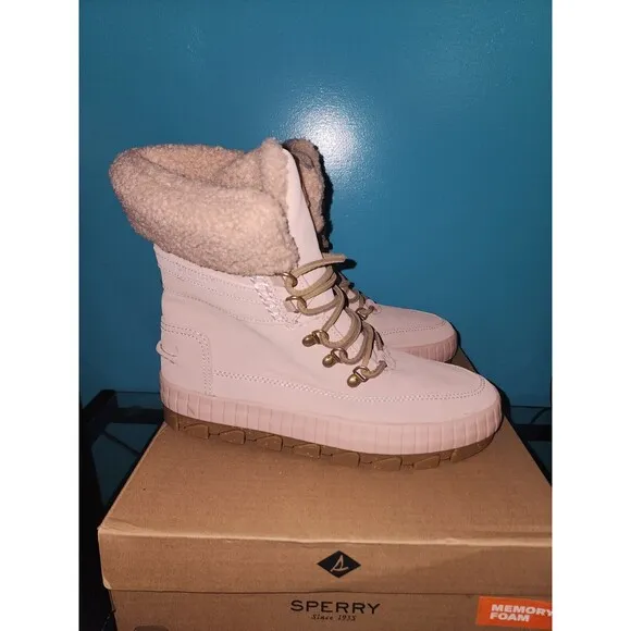 Sperry Torrent Winter Rose Chukka Boots Size 9 M Pink Memory Foam