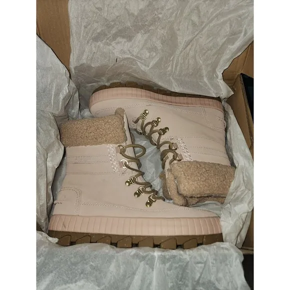 Sperry Torrent Winter Rose Chukka Boots Size 9 M Pink Memory Foam