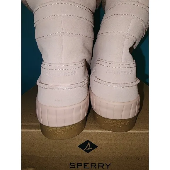Sperry Torrent Winter Rose Chukka Boots Size 9 M Pink Memory Foam