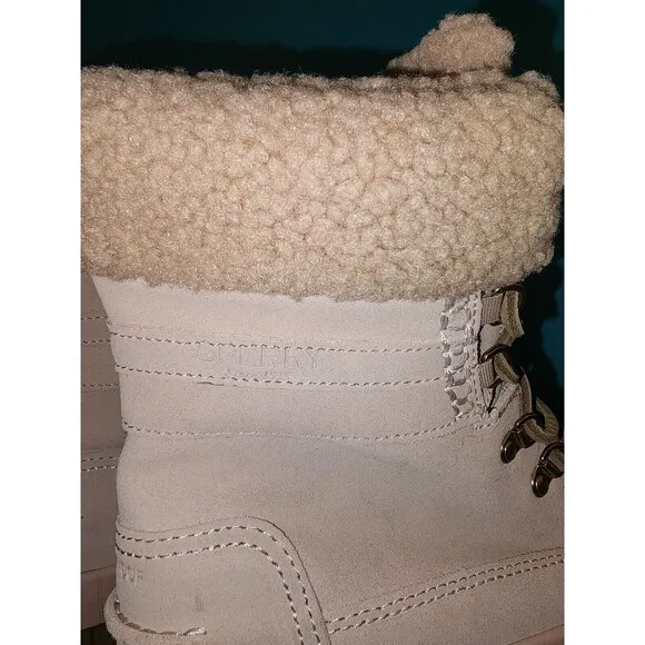 Sperry Torrent Winter Rose Chukka Boots Size 9 M Pink Memory Foam