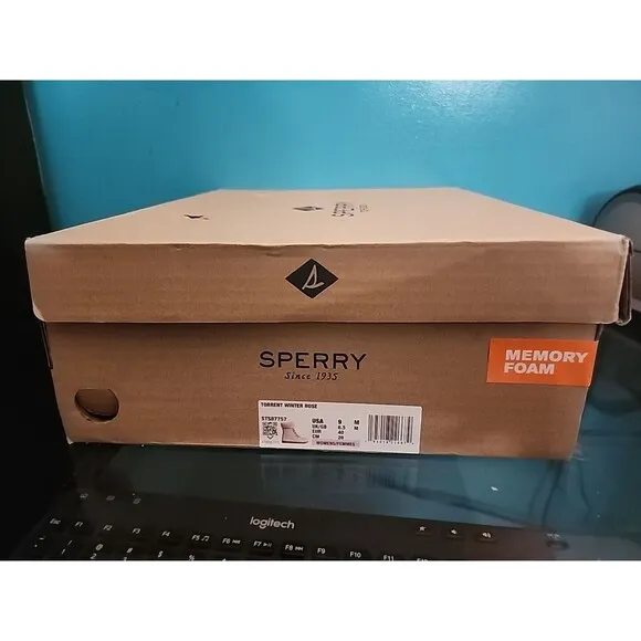 Sperry Torrent Winter Rose Chukka Boots Size 9 M Pink Memory Foam