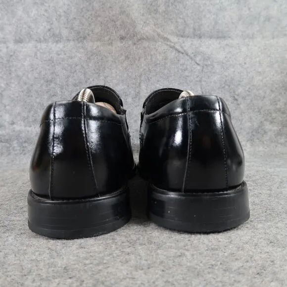 Stacy Adams Shoes Mens 10.5 Loafer Dress Formal Black Slip On Square Toe Classic