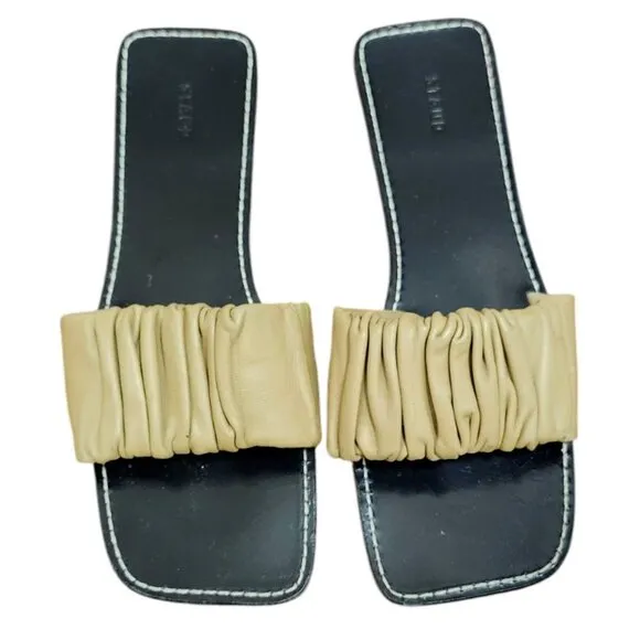 STAUD Nina Ruched Sandal Size EU 40/ US 10