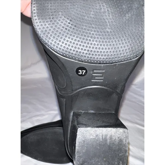 Stella Luna Ankle Boots Womens Size 37 Cowboy Heel Leather
