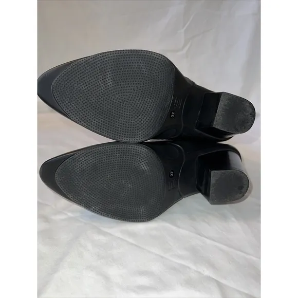 Stella Luna Ankle Boots Womens Size 37 Cowboy Heel Leather