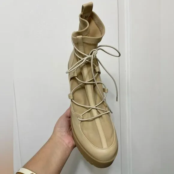 STEVE MADDEN Atomic Wedge Lace-Up Bootie - 8.5