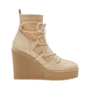 STEVE MADDEN Atomic Wedge Lace-Up Bootie - 8.5