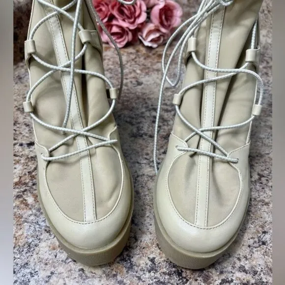 STEVE MADDEN Atomic Wedge Lace-Up Bootie - 8.5