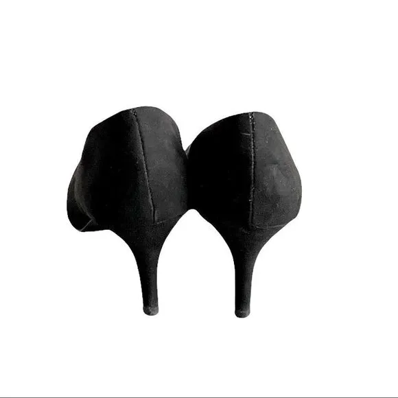 STEVE MADDEN Black Suede Pointy Toe High Heel Pumps 7.5