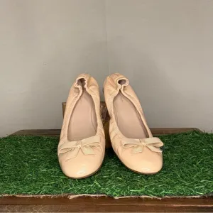 Stuart Weitzman Ballet Flats Cream Women's Shoes 9.5