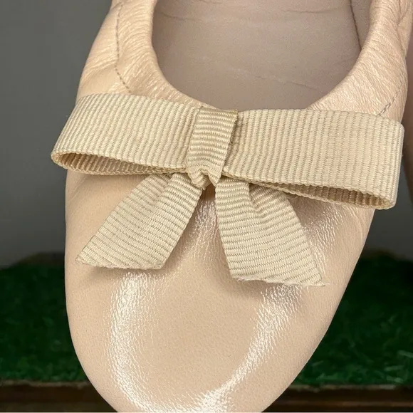 Stuart Weitzman Ballet Flats Cream Women's Shoes 9.5