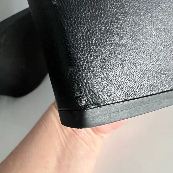 Stuart Weitzman Bedford Black LeatherAnkle Booties Size 6.5