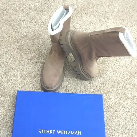 Stuart Weitzman Boots Bedford Suede  &amp; Dust Bag
