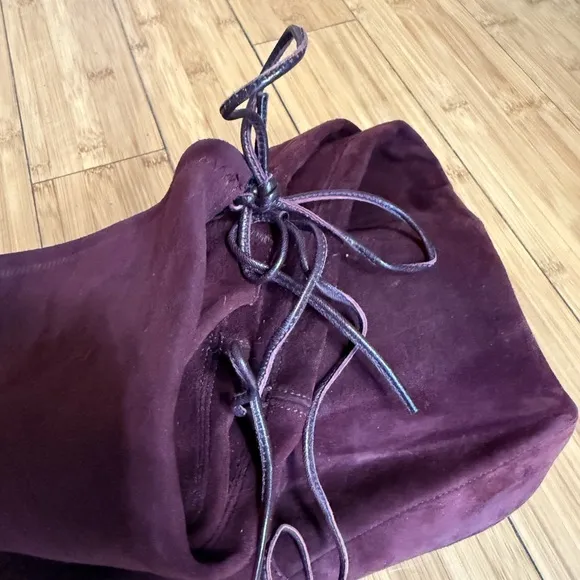 Stuart Weitzman Burgundy Over-the-Knee Boots