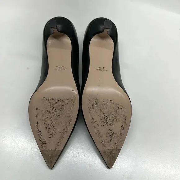 Stuart Weitzman High Heel Shoes Heels Pointed Toe Leather Designer Size 10
