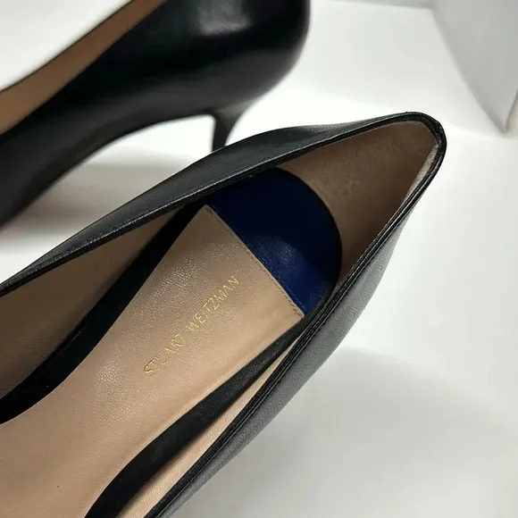 Stuart Weitzman High Heel Shoes Heels Pointed Toe Leather Designer Size 10