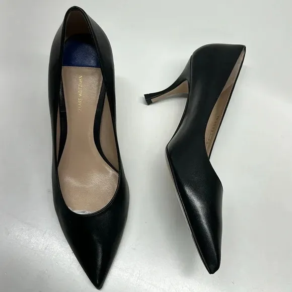 Stuart Weitzman High Heel Shoes Heels Pointed Toe Leather Designer Size 10
