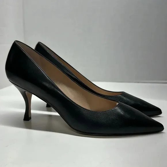 Stuart Weitzman High Heel Shoes Heels Pointed Toe Leather Designer Size 10