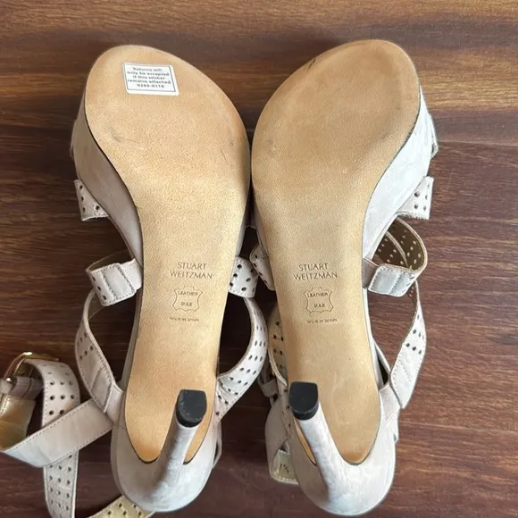 STUART WEITZMAN High Heeled Sandal Shoes Size 7.5M