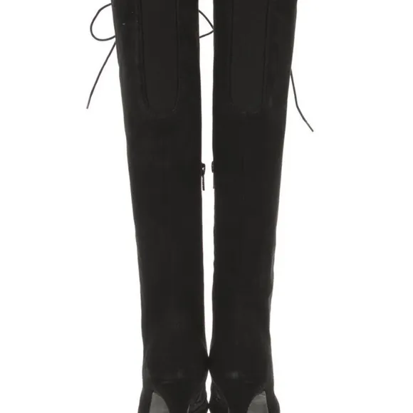 Stuart Weitzman Laced Up Over the Knee High Heel Boots