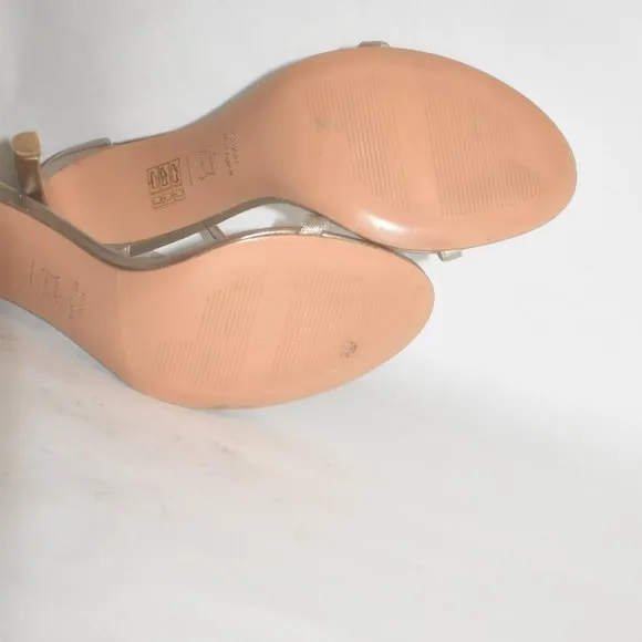 Stuart Weitzman Nudistsong Sandal HEEL PALE GOLD 11 (D4)