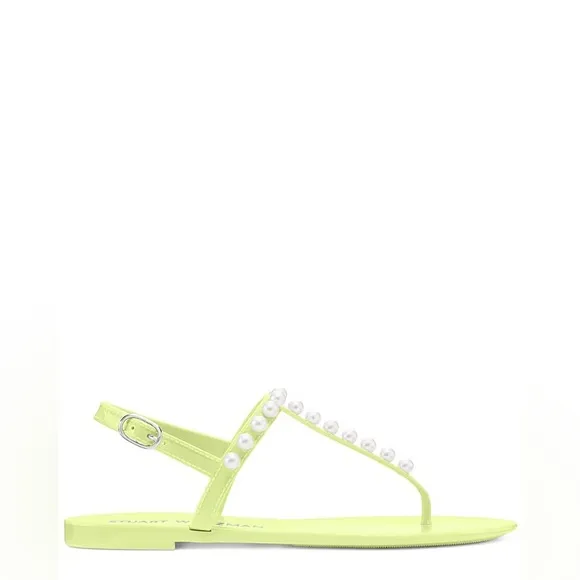 Stuart Weitzman Pearl Crystal Jelly sandals NEW