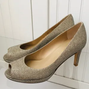 Stuart Weitzman Platino Noir Women’s Heel Pumps
